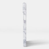 白大理石 iPhoneケース (左側面)