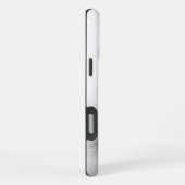 白大理石 iPhoneケース (右側面)