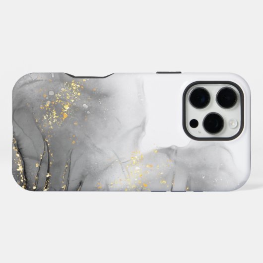 白大理石 iPhoneケース (裏面横)