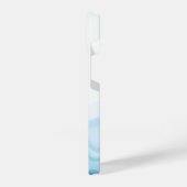 白大理石 iPhoneケース (左側面)