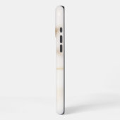 白大理石 iPhoneケース (左側面)