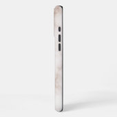 白大理石 iPhoneケース (左側面)