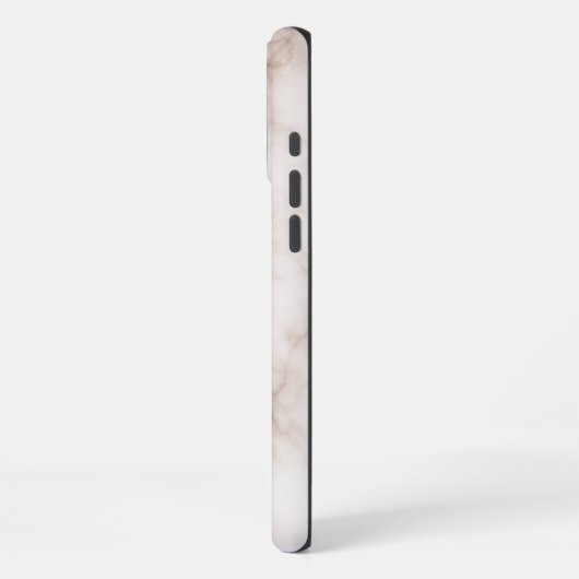 白大理石 iPhoneケース (左側面)