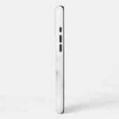 白大理石 iPhoneケース (左側面)
