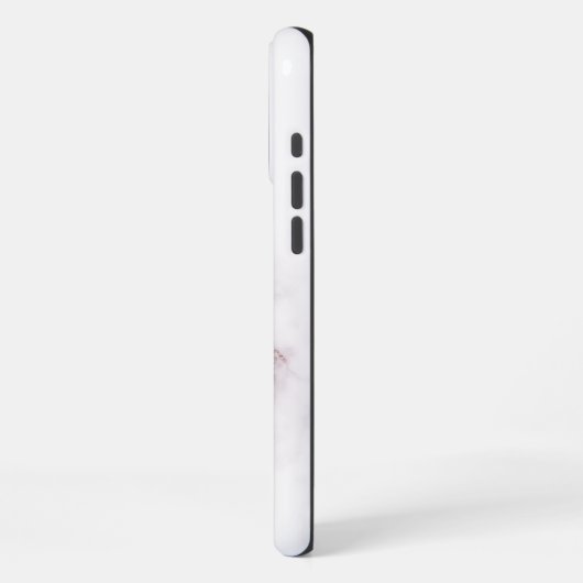 白大理石 iPhoneケース (左側面)