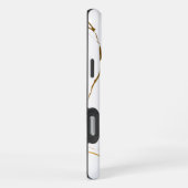 白大理石 iPhoneケース (右側面)
