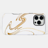 白大理石 iPhoneケース (裏面横)