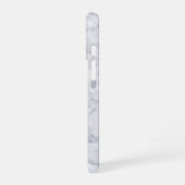 白大理石 iPhone 16ケース (左側面)