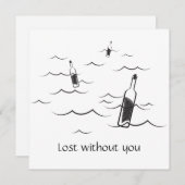 白失ったモダン黒のデザイン シーズンカード (正面/裏面)