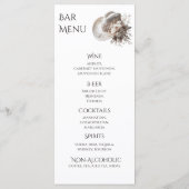 白女性のカーボーイ帽子(花結婚付) メニュー (裏面)