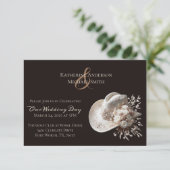 白女性のカーボーイ帽子(花結婚付) 招待状 (スタンド正面)