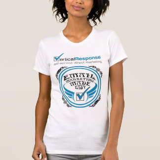 白女性のVerticalResponseの石 Tシャツ