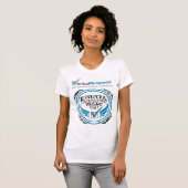 白女性のVerticalResponseの石 Tシャツ (正面フル)