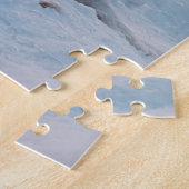 白威厳のあるいハスキー犬 ジグソーパズル (側面)