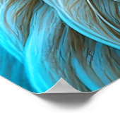 白威厳のあると金ゴールドライオン ポスター (角)