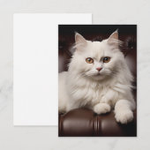 白威厳のある猫 セーブザデート (正面/裏面)