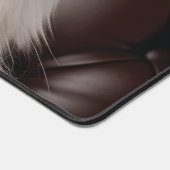 白威厳のある猫 デスクマット (コーナー)