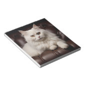 白威厳のある猫 ノートパッド (アングル)