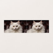 白威厳のある猫 名刺 (外部フラット)