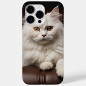 白威厳のある猫 Case-Mate iPhoneケース (裏面)