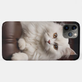 白威厳のある猫 Case-Mate iPhoneケース (裏面(横))