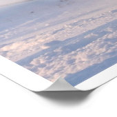 白威厳のある馬ポートレート ポスター (角)