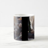 白子のアライグマのマグ コーヒーマグカップ (中央)