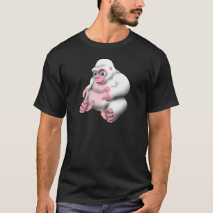 白子のゴリラ Tシャツ