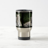 白子のトラの通勤者のタンブラー トラベルマグ (中央)