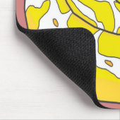 白子の球の大蛇のマウスパッド2 (ピンク) マウスパッド (コーナー)