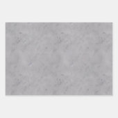 白実在大理石デザイン – オフユニークホワイト ラッピングペーパーシート (正面2)