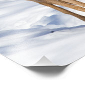 白尾の鹿があなたを見て（クローズアップ） フォトプリント            (角)