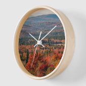 白山国有林 |ニューハンプシャー 壁時計 (傾斜)