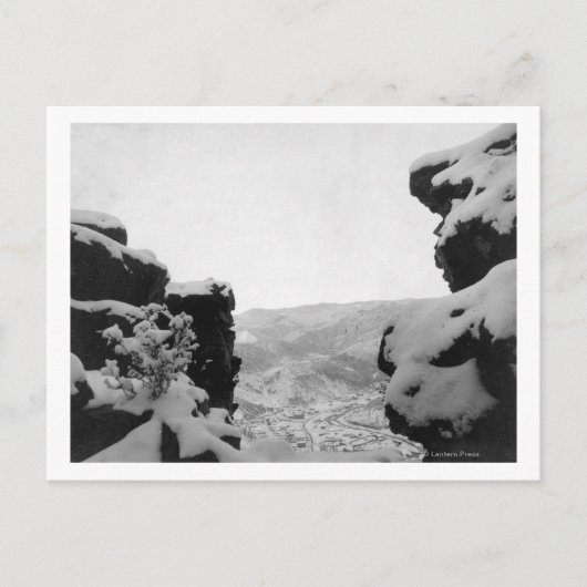 白岩写真から見たデッドウッド ポストカード (正面)