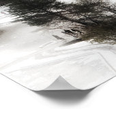 白川郷スノーヴィレッジ日本の旅行先 ポスター (角)