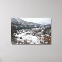 白川郷雪の村 日本旅行の風景