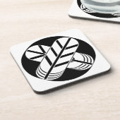 白川鷹の羽 コースター (左側)