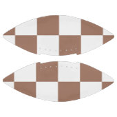 白市松模様にとモカ・ムースの模様 アメリカンフットボール (パネル)