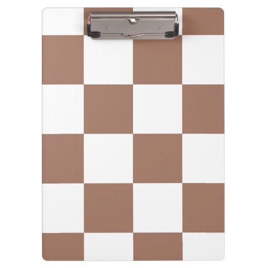 白市松模様にとモカ・ムースの模様 クリップボード (正面)