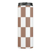 白市松模様にとモカ・ムースの模様 タンブラー (裏面)