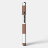 白市松模様にとモカ・ムースの模様 Case-Mate iPhoneケース (裏面 / 左)