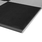 白市松模様にと白の正方形またはカスタム色 カッティングボード (角)