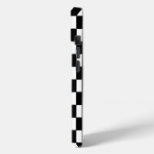 白市松模様にと黒 Case-Mate iPhoneケース (裏面 / 左)