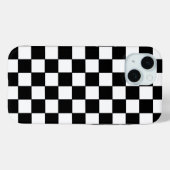 白市松模様にと黒 Case-Mate iPhoneケース (裏面 (横))
