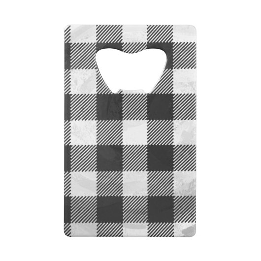 白市松模様に黒の格子縞 クレジットカード栓抜き (裏面)