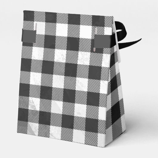 白市松模様に黒の格子縞 フェイバーボックス (裏面サイド)