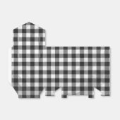 白市松模様に黒の格子縞 フェイバーボックス (折り畳みなし)