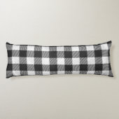 白市松模様に黒の格子縞 ボディピロー (裏面)