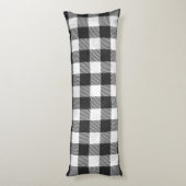 白市松模様に黒の格子縞 ボディピロー (裏面 (縦))