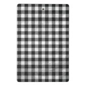 白市松模様に黒の格子縞 ミニクリップボード (裏面)